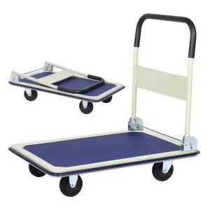 디앤리빙 구루마 대차 핸드카트 엘카 구르마 카트 접이식 수레 택배 손수레 끌차 밀차