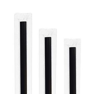 개별포장 롱 일자 빨대 7x28cm 블랙 1봉 100개 벤티 1리터 대용량 스탠리 커피빨대 스트로우