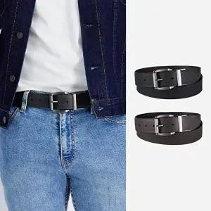 [리바이스]리바이스 남성 양면 캐주얼 벨트