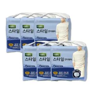 디펜드 스타일 언더웨어 성인 팬티 기저귀 패드 남성 파워 중형 9매x6팩