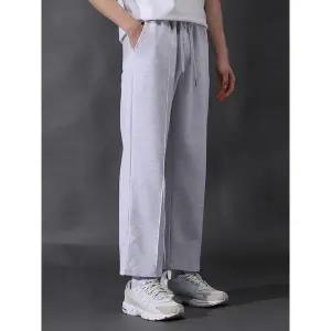 [후앙스]허리밴딩 스트링 핀턱 와이드 트레이닝 팬츠 SHBP5055_P387925492