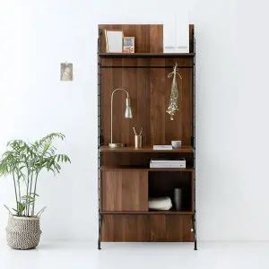 인터데코 데스크 책장 선반형책상 일자책상 MK25464