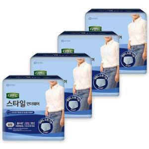 디펜드 스타일 언더웨어 슬림 중형 남성 10x4 디펜드스타일언더웨어남성슬림중형 코스