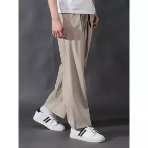 [후앙스]무지 와이드핏 스트링 밴딩 스판 팬츠 PMCP5058_P388642096