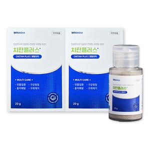 화이니카 치탄플러스 분말치약 20g 2개 구강청정 충치예방 구취제거