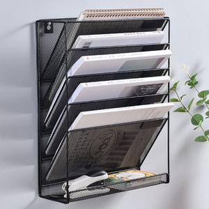 5단 메탈 서류꽂이 서류정리함 화일 파티션 걸이 행거 수납 포켓 파일함 정리대 거치대