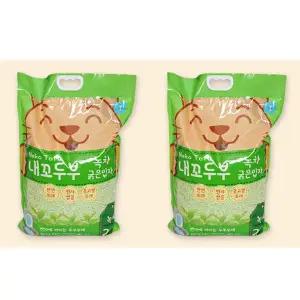 [셀링코리아]S 내꼬두부 모래 굵은입자 먼지없음 녹차 20L x2개입 고양이모래 두부모래 묘생모래