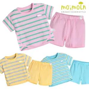 [보리보리/모이몰른]유아 로이 반팔 상하복 세트