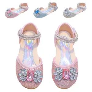 키즈트리 유아 아동 키즈 여아 여름 샌들 반짝이 글리터 공주 신발 구두  SZ-463