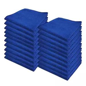 제이오마켓 초극세사 경편 2합 이지타올 40X40 블루 20P/청소용 주방 세차 극세사 손걸레 보루 융 요술 행주