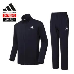 아디다스 컴뱃스포츠 마샬아츠 니트 트레이닝복 세트 TR140II JS-1 NA(네이비) 트랙탑