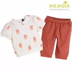 [보리보리/모이몰른]유아 도넛 반팔 상하복 세트