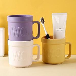 [셀러허브 1]마카롱 양치컵 3종 어린이집 단체선물 손잡이양치컵