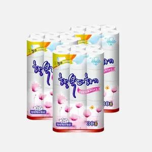 [수목제지] 1+1+1 행복더하기 30M 30롤(총3팩)