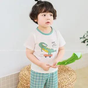 PL SS44-09 아동내복 여름 반팔 유아 아동 실내복 잠옷 상하 25SS