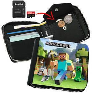 마인크래프트 지퍼 지갑 반지갑 중학생 초등학생 아동 굿즈 선물 크리퍼 앤더맨 던전스 9