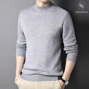 남성 반목티 반목 니트 목폴라 티셔츠 반폴라 반하이넥 봄 가을 겨울