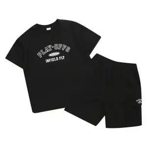 [에스핏]반팔 카고 4부 세트 상하복 - 블랙 (SJZ304MKTR11)_CJ