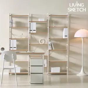 커넥트 ACA형 책장 세트 서재 팬드리 거실 인테리어 철제 선반장