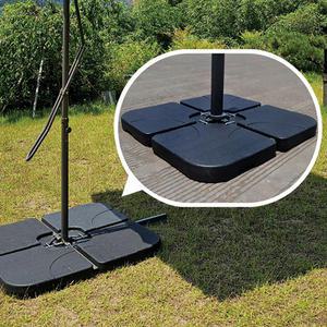 4P 대형파라솔 물통받침대 4개 한세트 폴딩 원형 사각 팔각 파라솔 물통 중량 받침대