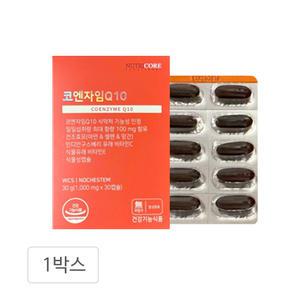 뉴트리코어 코엔자임Q10 식물성 건조효모 초임계 나토균배양 추출물 30캡슐 1통 TD
