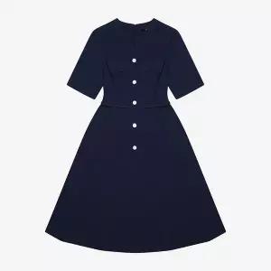 [SI](의정부점)크링클 셔츠 벨티드 원피스 (SSKOOAD25210)(SSKOO25210)