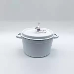 스타우브 B품 꼬꼬떼톨 퓨어화이트 24cm 인덕션 무쇠냄비 주물냄비