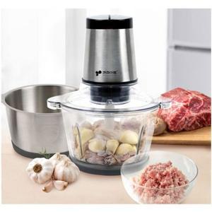 키친아트 허브 2L 멀티 만능 다지기 마늘탈피칼날 유리+스텐 용기 KM-14FM
