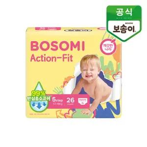 보솜이 액션핏 팬티형 기저귀 특대형 26개입 1개