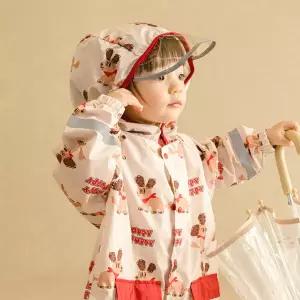 반사띠 유아 아기 우비 레인코트 비옷 돌아기 남아 여아 우의