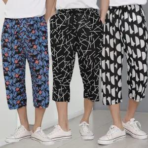 남녀공용 까실이 7부몸빼바지 주머니 허리밴딩 고무줄 작업복 냉감 여름 일바지 고무 남성 밀리터리 군복 여성