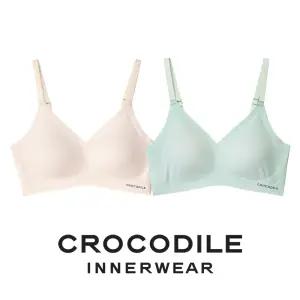 [크로커다일] 소프트핏 쉘론 후크형 브라2종 라이트베이지 소프트민트 CDWBR5