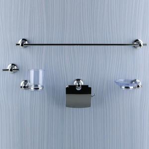 욕실 악세사리 5종 세트 수건걸이 비누대 휴지걸이 컵대 옷걸이 화장실