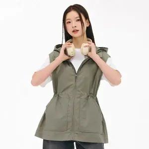 [하프클럽/체이스컬트]여성 후드 베스트-EBRG7371C0V