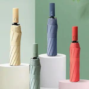 캔디 3단 자동 우산 원터치 튼튼한 접이식 암막 접는 자동 우산