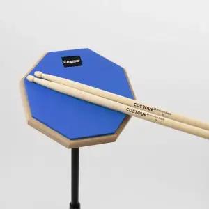 연습용 드럼패드 풀세트 블루 드럼스틱 타악기연습 드럼연습 드럼연습패드 난타연습