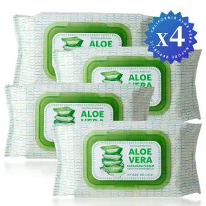 (2+2) 네이처리퍼블릭 수딩 앤 모이스처 알로에베라 클렌징 티슈 (총 320매)