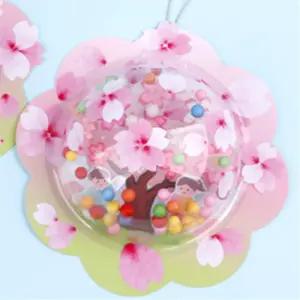 벚꽃스티커 봄 풍경 투명반구 꽃 액자 만들기 키트 유치원DIY 아동미술재료