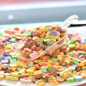 데코덴 미니 비스킷 쿠키 파츠 1스쿱 슬라임 DIY 재료