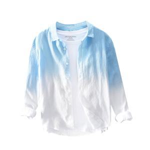 여름 한산 모시옷 린넨 메쉬 셔츠 반팔 쿨 개량 한복