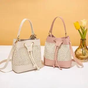 복조리 펄 라탄백 OLG-125 여름가방 왕골가방 밀짚가방 캐주얼백 여름캐주얼백 미니가방