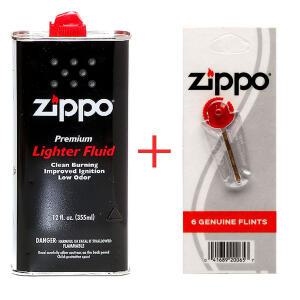 지포라이터 정품 대용량 오일(355ml)+부싯돌1개 소모품 오일 돌 세트 부싯돌 기름