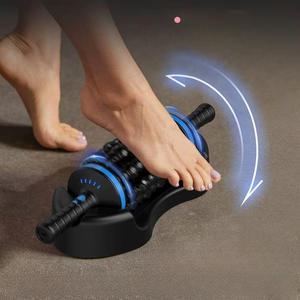 휴대용 전동 폼롤러 자동 마사지 종아리 돌돌이 이완 필라테스 지압 가정용
