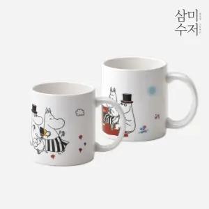 [삼미수저] 무민 프렌즈 머그컵세트 2P