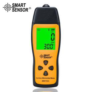 DS 2U 스마트 휴대용 CO 1000PPM 센서 LCD 감지기 일산화탄소 가스 소리 테스터 AS8700A 고정밀 경보 측정기