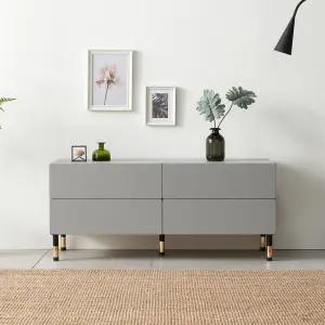 [우아미가구]에예 모던 스케어 2단 수납 거실장 1200