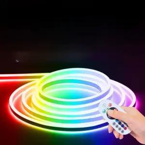 Led RGB 방수 네온 스트립 조명 레일 라인 줄조명 인테리어 간접등 자외선 차단 옥외용