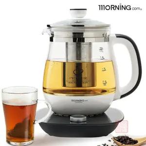 대웅모닝컴 스마트 온도조절 보온 티포트 1.7L 대용량 다기능 멀티포트 커피포트 전기포트 무선포트 차포트 1995CY