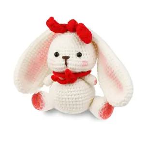 코바늘뜨기 인형만들기 (토끼) 리본