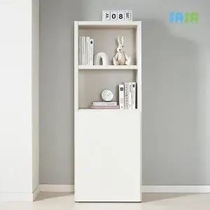 데코라인(매장상품) 우유니 600 4단 도어형 책장